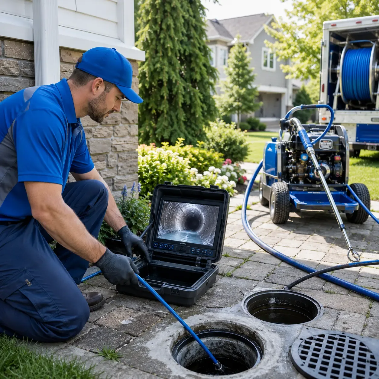 Outdoor drain cleaning professionals serving Lolita, TX